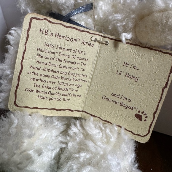 Boyds Bear Angel Iil Haley NWT 1988 - 2006
white bears with blue wings and halo - Picture 3 of 6